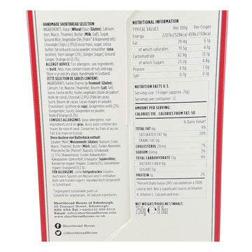 Shortbread House Of Edinburgh Truly Handmade Shortbread Fingers, 8.8Oz Selection Box (Pack Of 2)