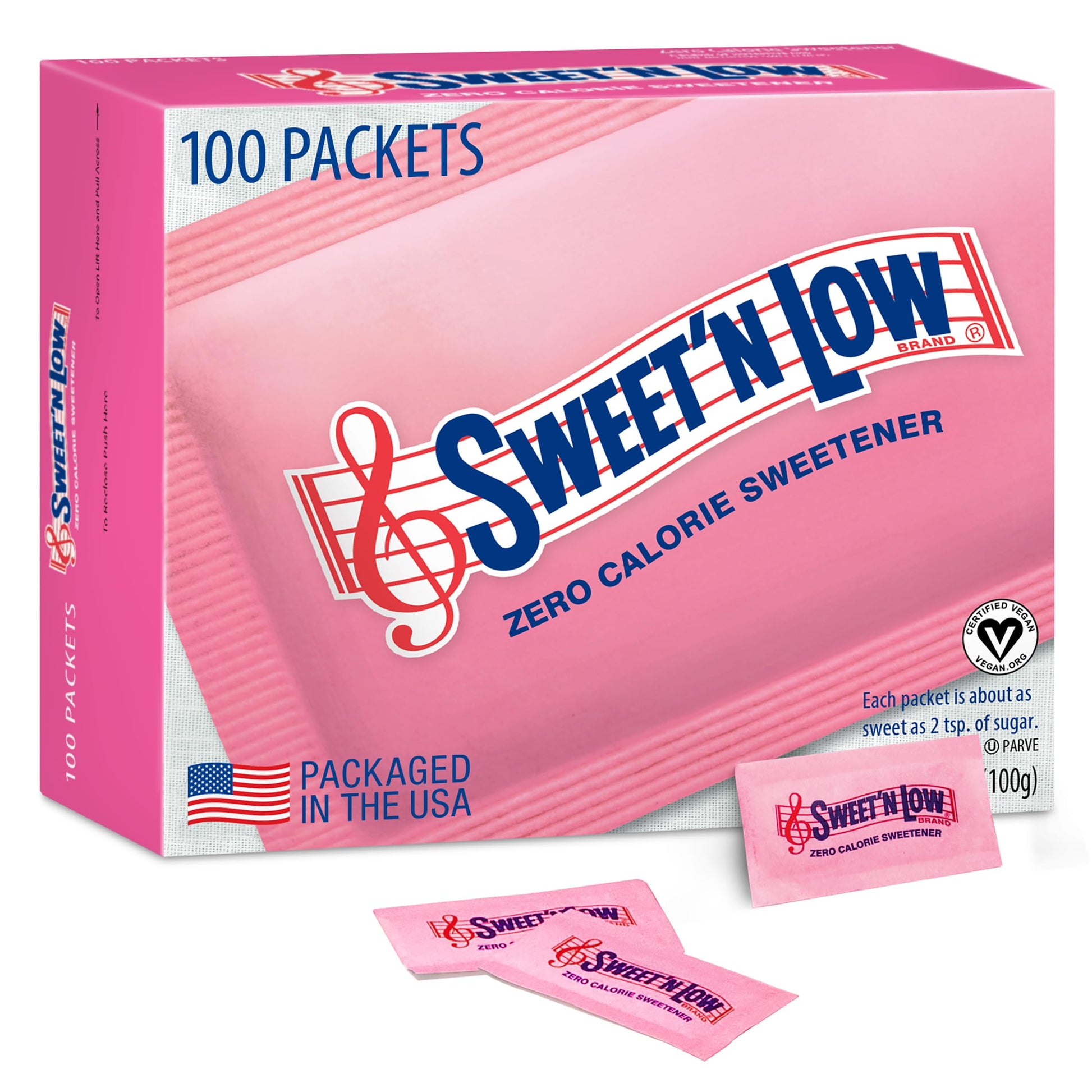 SweetN Low Granulated Sugar Substitute, 3.5 Ounce, 100 Count, Pack of 1