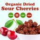 Organic Dried Sour Cherries, 2 Pounds - Lightly Sweetened, Pitted, Non-Gmo, Unsulfured, Sour, Bulk