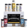 Urban Accents BLOCKBUSTER, Movie Night Popcorn Kernels Gift and Popcorn Seasoning Variety Pack (Set of 9)-3 Kernels and 6 Popcor