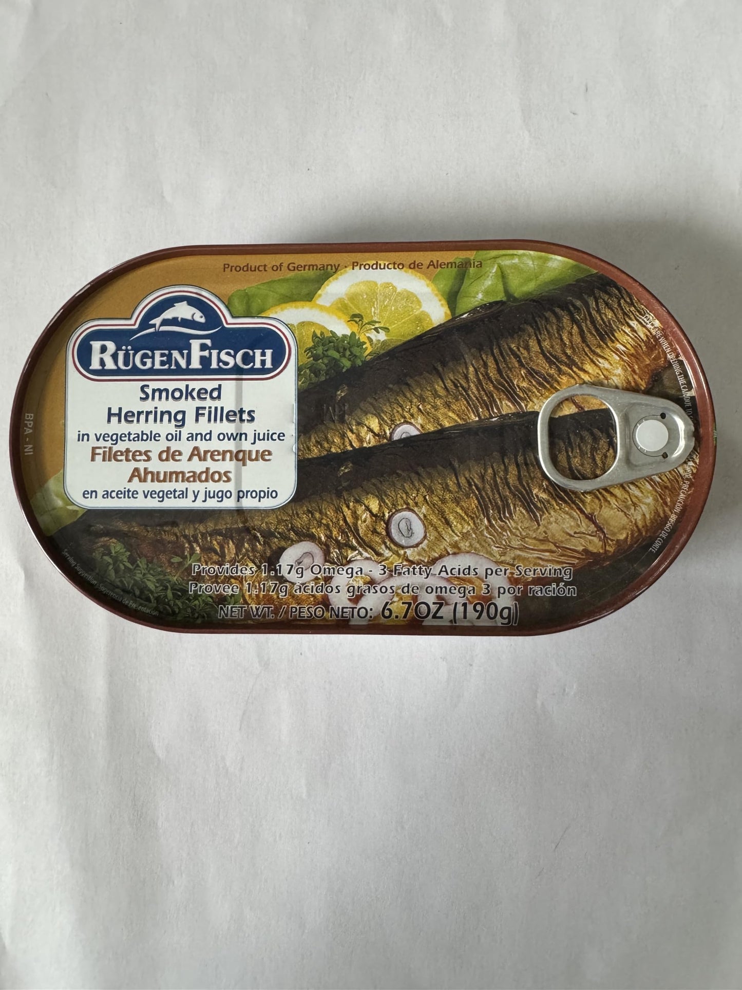 LEOFI Smoked Herring Fillets, 6.7 oz (4 PACK)