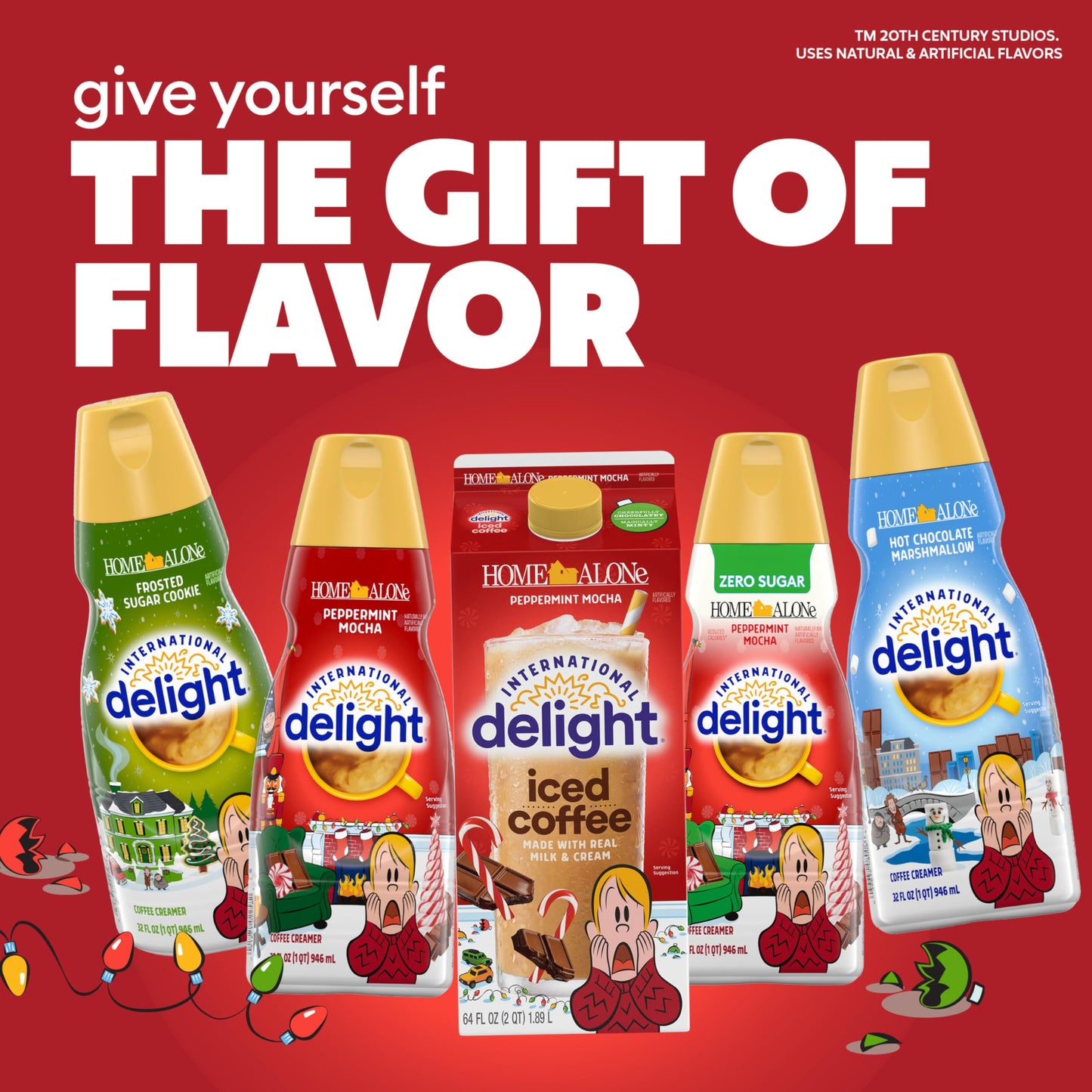 International Delight Home Alone Peppermint Mocha Iced Coffee, 64 Oz.