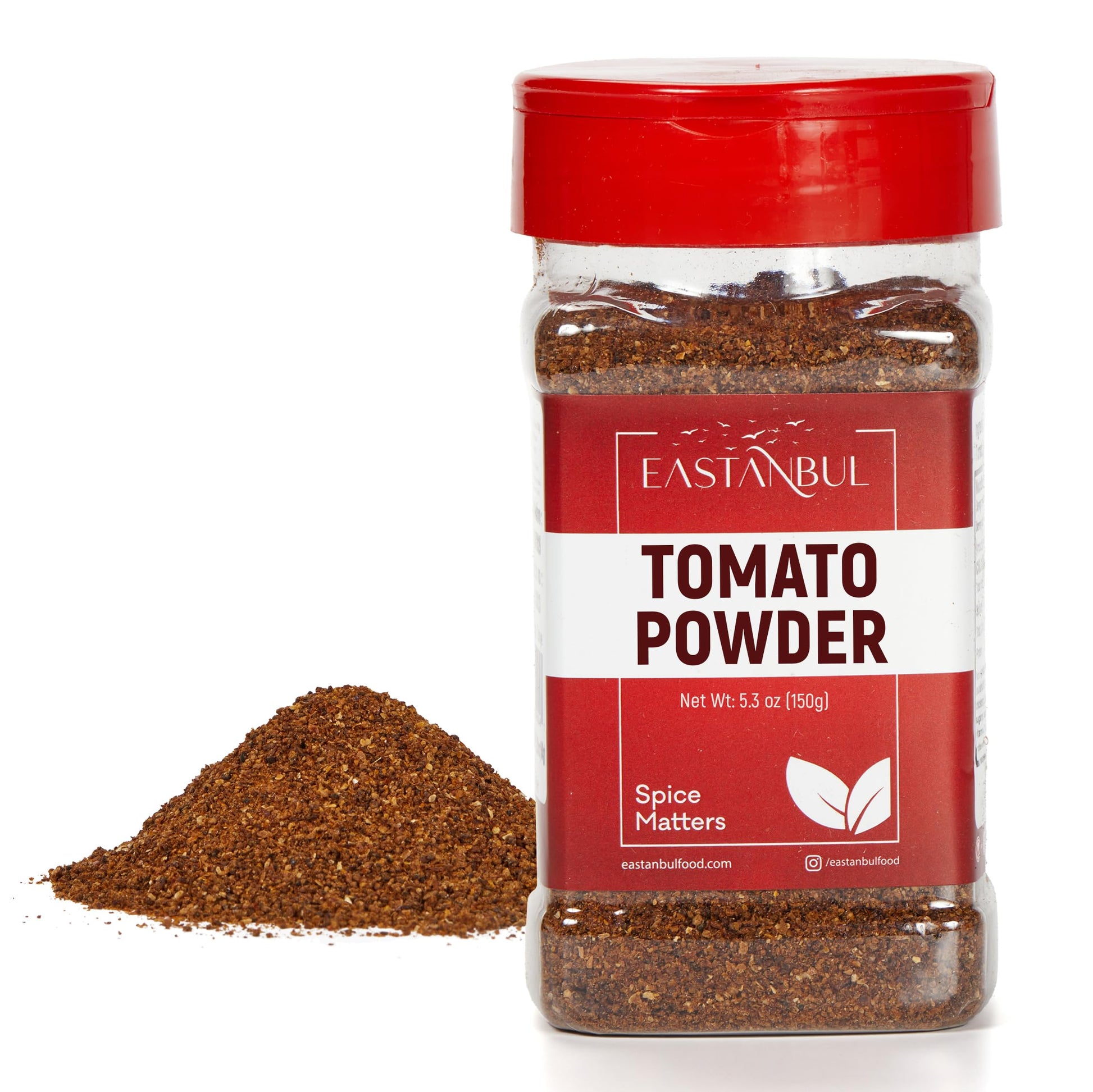 Eastanbul Tomato Powder, Tomato Powder For Cooking, Ground Pure Dried Seasoning, Flavor Enhancing%100 Natural, Everyday Use, Top