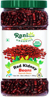 Rani Organic Red Kidney Beans (Rajmah Beans) Light 48oz (3lbs) 1.36kg Bulk PET Jar ~ All Natural | Vegan | Gluten Friendly | NON