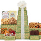 Wine Country Gift Baskets Gift Tower - Nuts, Brownies & Sweets, 8 x 6 x 15, Model 857