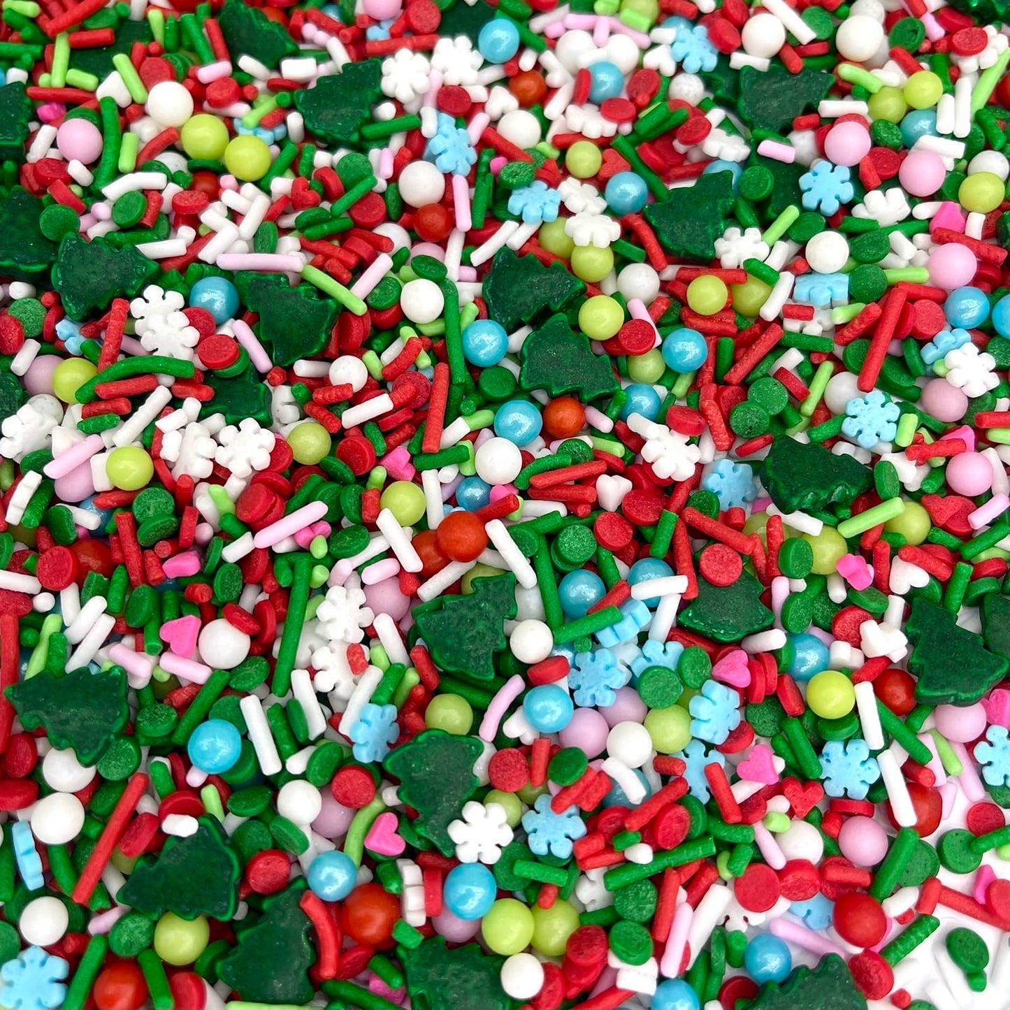 Manvscakes | 4 Oz Vintage Christmas Sprinkles | Cake Sprinkle | Cookie Sprinkles | Baking | Holiday Sprinkles | Pink And Green Sprinkle