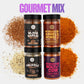 Enhanced Bbq Rub Gift Set - Holy Cow, Angel’S Wings, Black Garlic, Truffle Infusion Bbq Rubs | Pack Of 4 | 100% Natural | Spice Gift For Foodie
