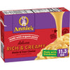 Annie'S Homegrownfour Cheese Shells Deluxe Rich & Creamy Macaroni & Cheese With Organic Pasta, Kids Mac & Cheese Dinner, 11.3 Oz (Pack Of 12)