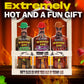 WHOOP ASS Premium Bacon Hot Sauce Gift Set - Green Habanero & Roasted Garlic - 5.6 oz (Pack of 3)