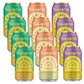 Tama Tea Sugar-Free Sparkling Green Tea Variety Pack, Organic, 12 Fl Oz (Pack of 12)