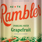 RAMBLER G fruit Sparkling Water, 12-Ounce Cans, 12-Pack, Texas Limestone Filtered, Model 0863944000457