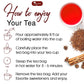 Premium Red Rooibos Tea Bags, 100% Natural & Pure from Rooibos Tea Leaves. Loose Leaf Rooibos Herbal Tea. Made with Natural Material Tea Bags. No Sugar, No Caffeine, No Gluten, Vegan.