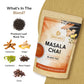 Brewix, Masala Chai Tea Bags (50 Pyramid Tea Bags) Strong, Robust & Spicy - Pure Ingredients | Black Tea, Cinnamon, Ginger, Blac