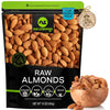 Nut Cravings - Raw Whole Almonds, Unsalted, Shelled, (16Oz - 1 Lb) Bulk Nuts Packed Fresh In Resealable Bag - Kosher Healthy Sna