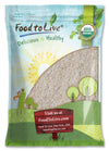 Food to Live - Organic Einkorn Whole Wheat Flour, 8 Pounds - Finely Milled Non-GMO Ancient Whole Grain Farro Piccolo. Great for 