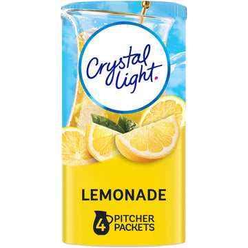Crystal Light Sugar-Free Lemonade Drink Mix (4 Pitcher Packets)