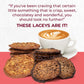 Laceys Gourmet Cookies - Handcrafted Light & Crispy Almond & Dark Chocolate - 25 Ounce