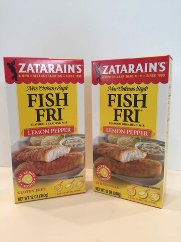 Zatarain's Lemon Pepper Fish Fri, 12 OZ