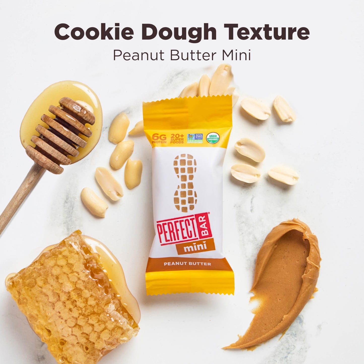 Perfect Bar Snack Size, Peanut Butter Protein Bar, Protein Snack, Snack Bar, Kids Bar, Organic, Gluten Free, Soy Free, Non Gmo,