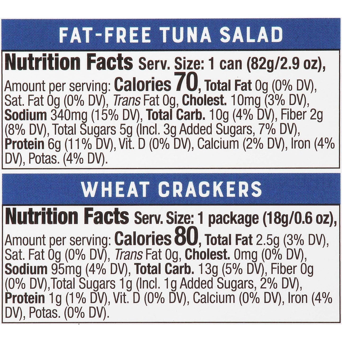 Bumble Bee Snack On The Run Fat-Free Tuna Salad with Crackers Kit - Ready to Eat, Spoon Included - Wild Caught Tuna - Shelf Stab