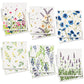 Remagr Swedish Kitchen Dish Towels Wildflowers Kitchen Cloths Reusable Sponge Cleaning Cloths Absorbent Dish Cloth Quick Drying 