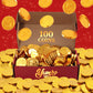 Gold Chocolate Coins, 100 Pack Of Gold Chocolate Coins Bulk, Ideal Coin Candy For Themed Parties, Events And Celebrations, Perfect For Gift Bags And Festive Decorations Christmas And St Patricks Day.