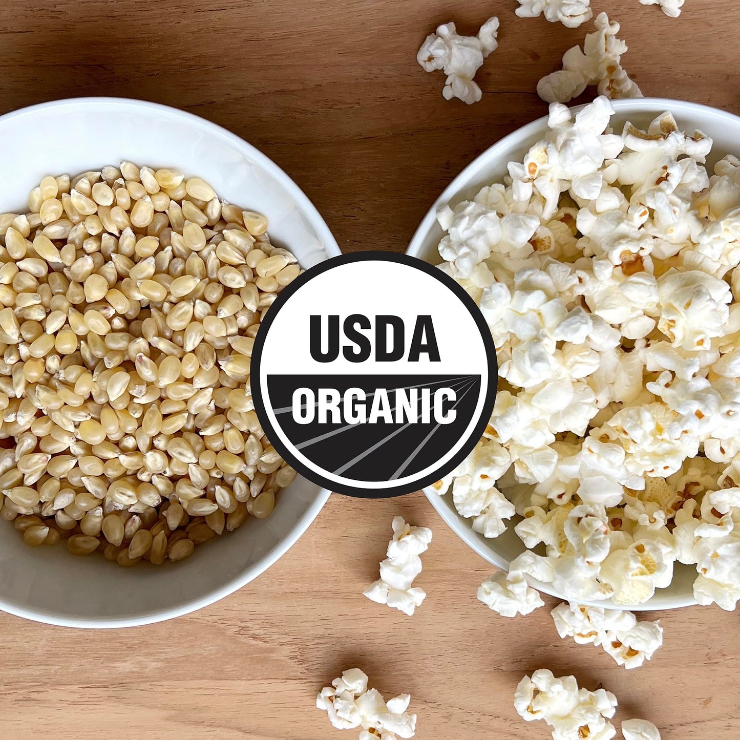 Olde World Popcorn Organic White Popcorn Kernels, Non-GMO, Gluten Free, 6 lb Bag