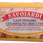 NewRang Savoiardi Lady Fingers Champagne Biscuits, 7 oz, Black