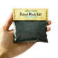 SPIRITUAL HEALING Black Salt for Wiccan Protection Rituals - Handcrafted with Herbs - 2 Oz
