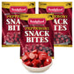Bridgford Pepperoni Snack Bites 4 oz Pack of 3 - Ready-to-Eat Pepperoni Snacks for On-the-Go Snacking - Pork and Beef Pepperoni 