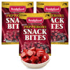 Bridgford Pepperoni Snack Bites 4 oz Pack of 3 - Ready-to-Eat Pepperoni Snacks for On-the-Go Snacking - Pork and Beef Pepperoni 