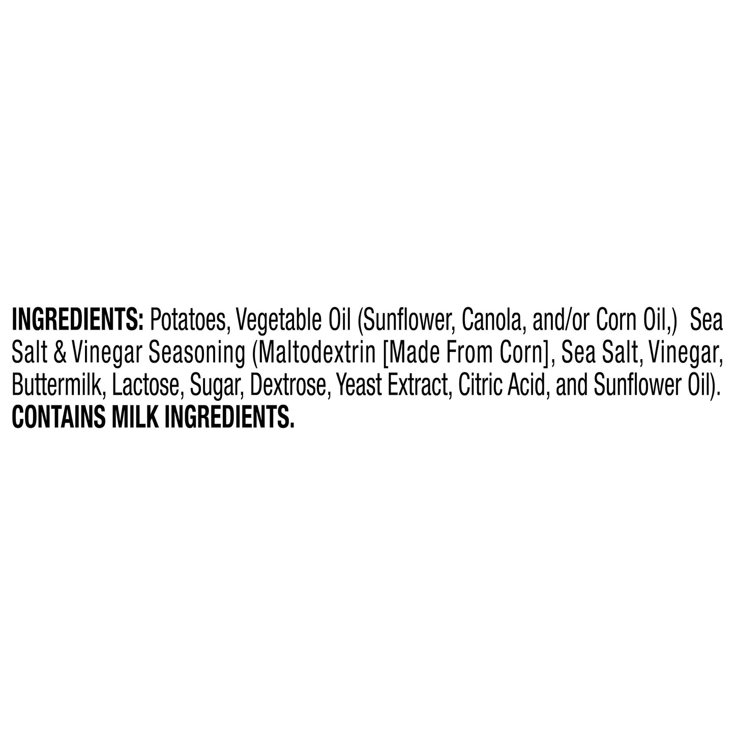 Miss Vickie'S Kettle Cooked Potato Chips, Sea Salt & Vinegar, 1.375 Ounce (Pack Of 64)