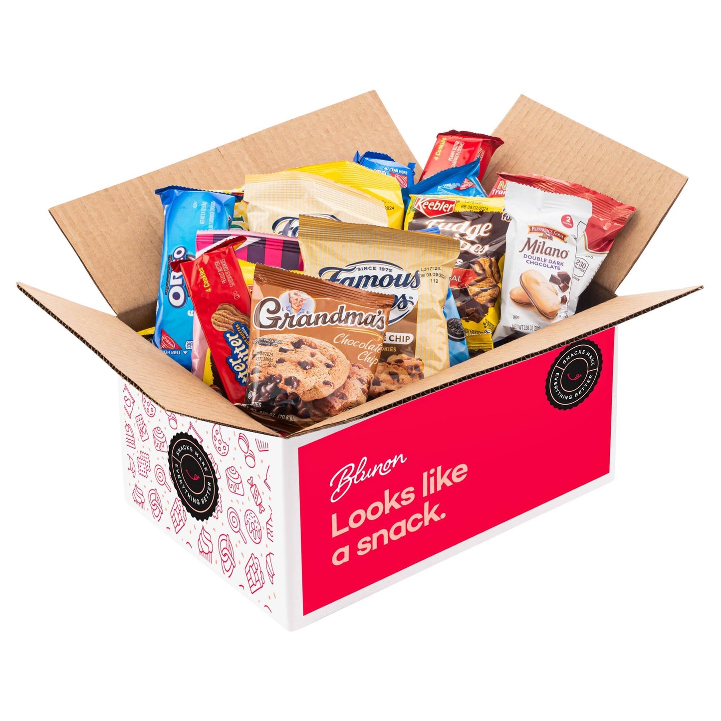Cookies Variety Pack - Individually Wrapped Assortment - Sampler Bulk Care Package (30 Count)