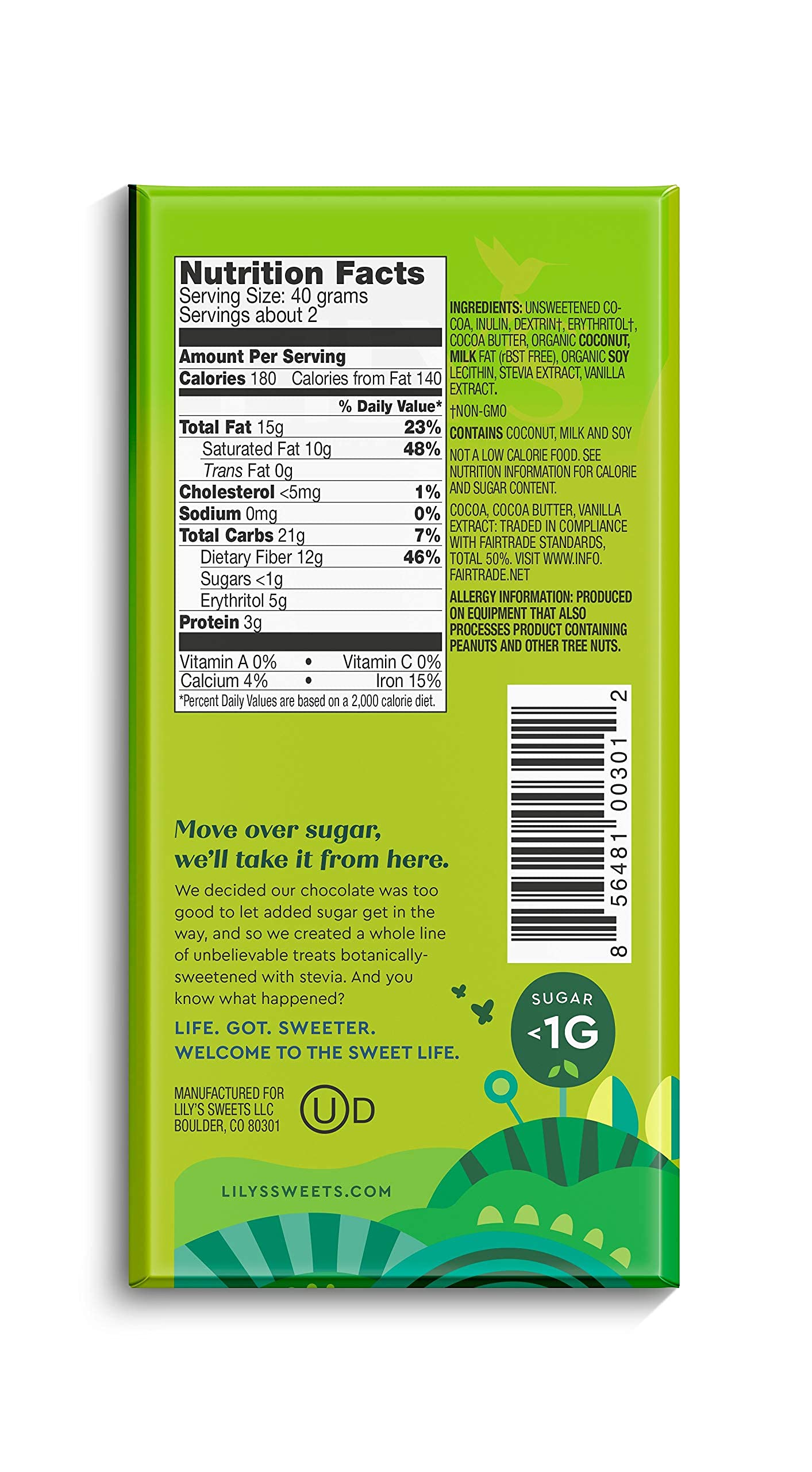 Variety 55% Dark Chocolate Bar Sampler By Lily'S | Stevia Sweetened, No Added Sugar, Low-Carb, Keto Friendly | 55% Cocoa | Fair