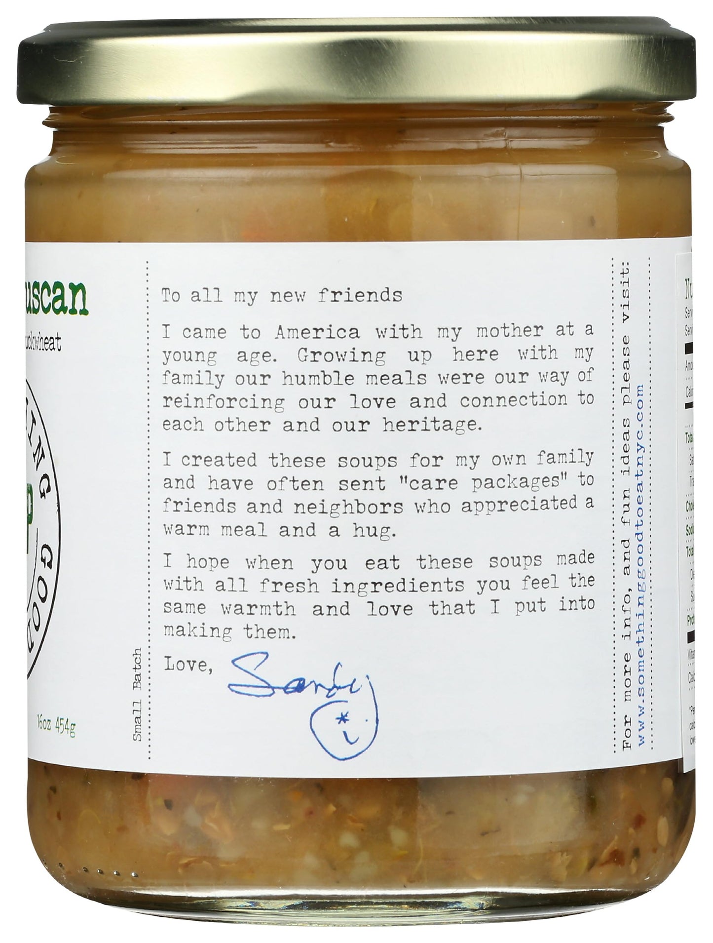 Something Good To Eat Hearty Tuscan Vegetable & Buckwheat Soup, 16 Oz