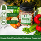 Npg Freeze-Dried Vegetable Mix 16 Oz (1 Lb), 10-Blend Dehydrated Vegetables Blend Of Carrots, Onions, Tomatoes, Potatoes, Bell P