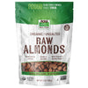 NOW Foods, Certified Organic Almonds, Raw and Unsalted, Good Source of Protein and Fiber, Grown in the USA, Certified Non-GMO, 1