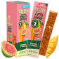 SOLELY - Organic Mango Guava Fruit Jerky - 12 Individually Wrapped Strips (12-Pack) - Fruit Leather Made from Dried Fruit - Heal