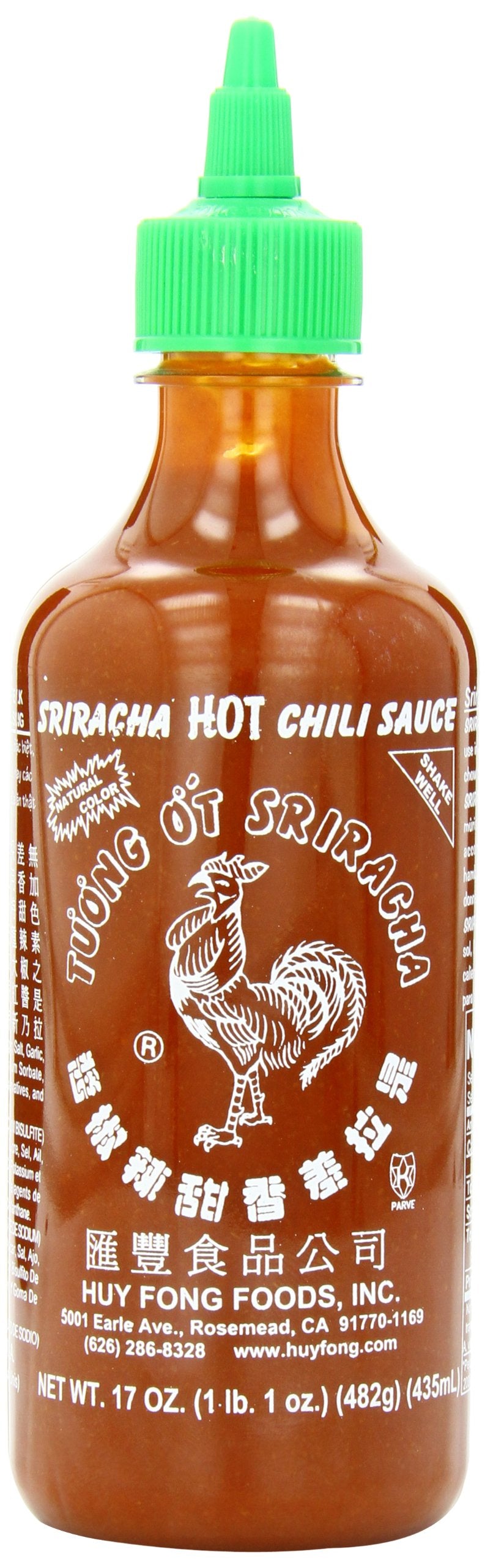 Sriracha Tuong Ot Sriracha Hot Chili Sauce, 17 Ounce
