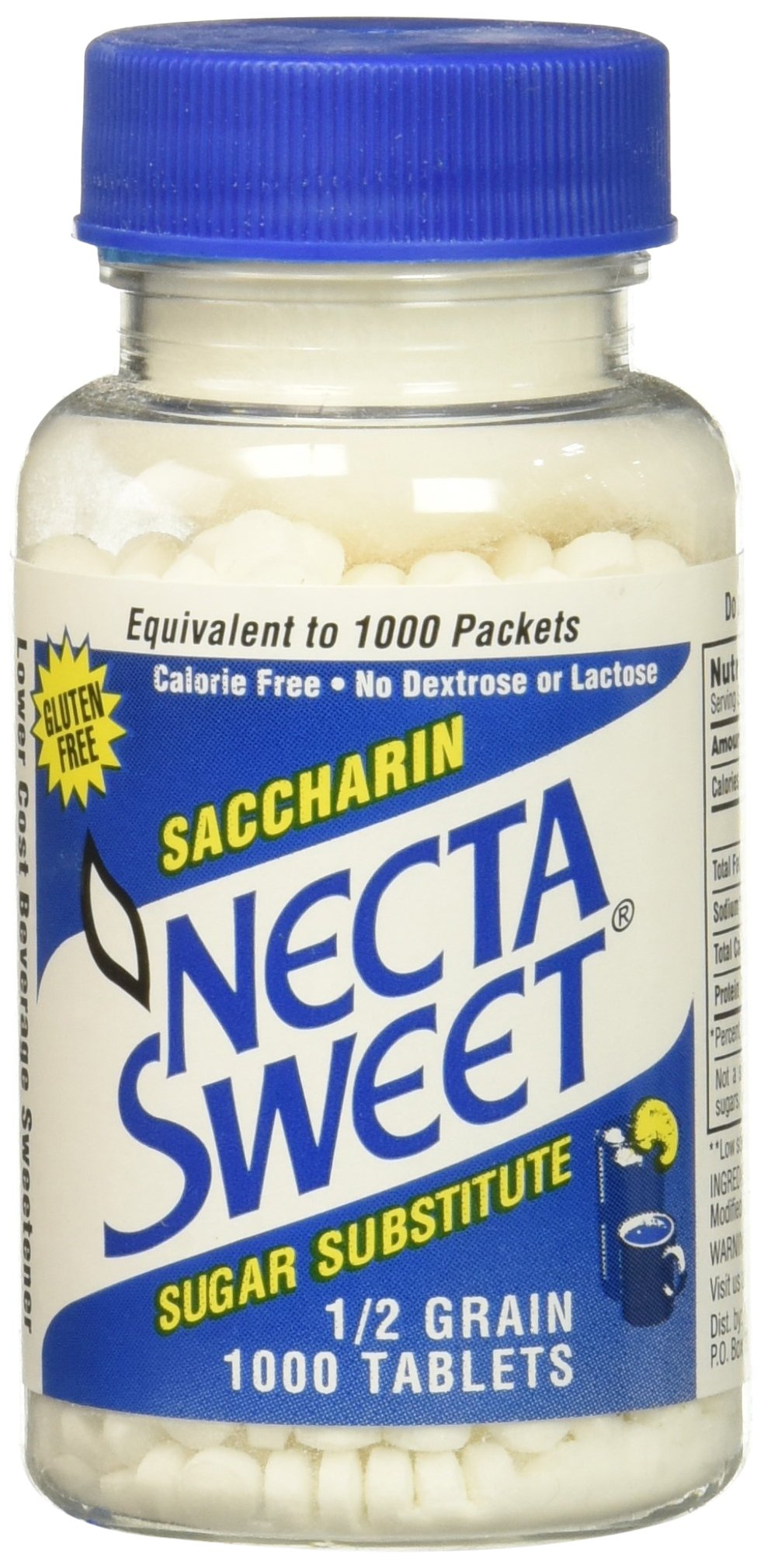 Necta Sweet Sugar Substitute 1/2 Grain 1000 compact pieces (Pack of 3)