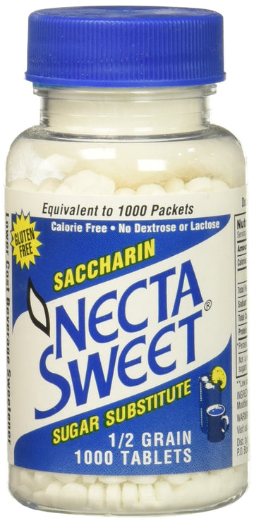 Necta Sweet Sugar Substitute 1/2 Grain 1000 compact pieces (Pack of 3)