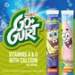 Go-GURT SpongeBob SquarePants Strawberry Splash and Cool Cotton Candy Kids Fat Free Yogurt Variety Pack, Gluten Free, 2 oz Yogur