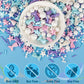 Twisweet Mermaid Sprinkles, Edible Pearl Stars for Cake Decorating, Ocean Theme, 130g, Perfect for Cupcakes and Cookies