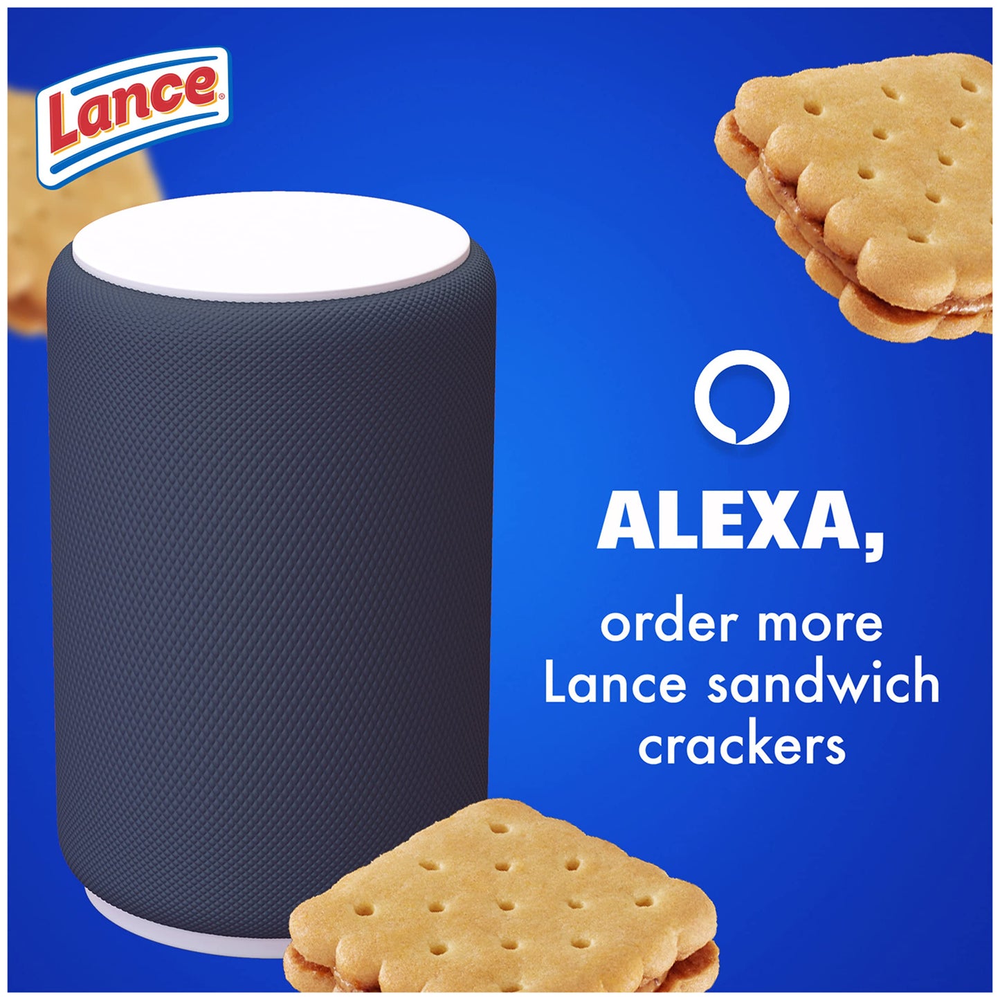 Lance Sandwich Cookies, Nekot Peanut Butter, 20 Individually Wrapped Packs, 6 Sandwiches Each (Pack of 6)