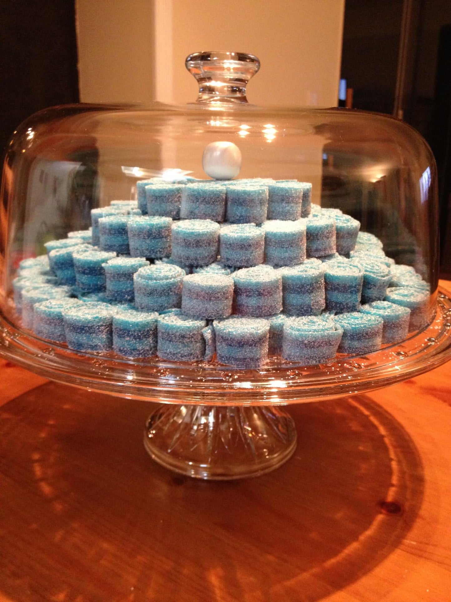 By The Cup Sour Power Berry Blue Sour Belts, 1 Lb Bulk Bag