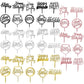 40 Pcs Happy Birthday Cake Topper Acrylic Birthday Cupcake Topper Cake Pick Decorations For Birthday Party Cake Desserts Pastrie