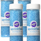 Wilton Sparkling 5.25 Oz Sugar Food Decorative- Blue (Pack Of 4)