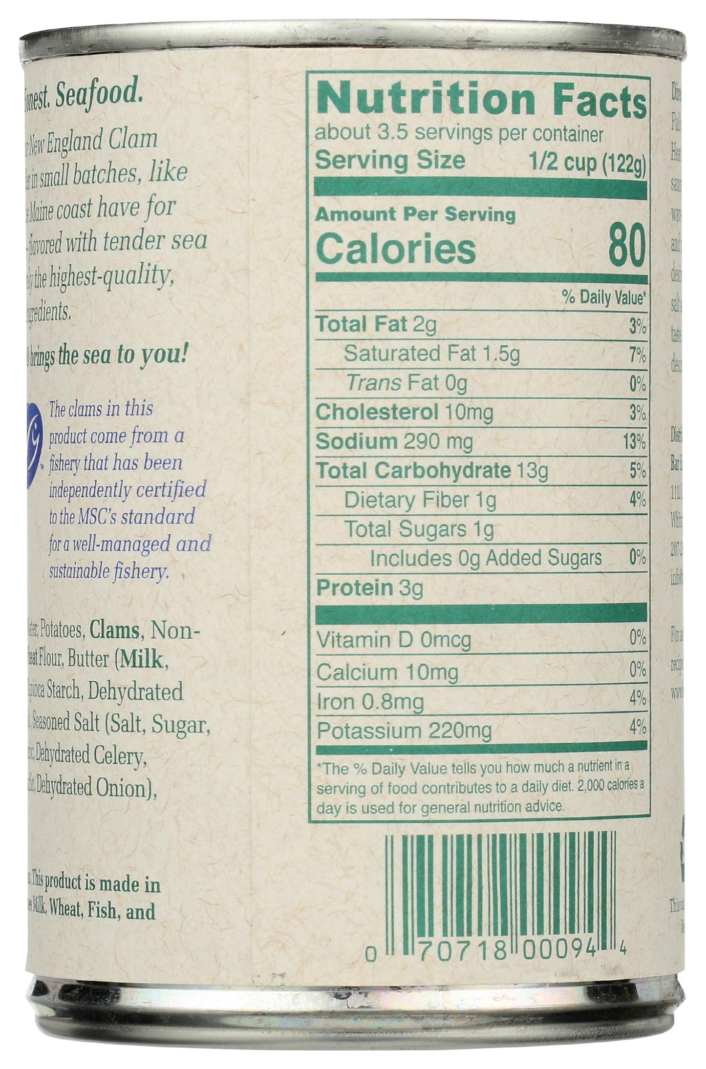 Bar Harbor Soup Chwdr Clam Corn 15Oz