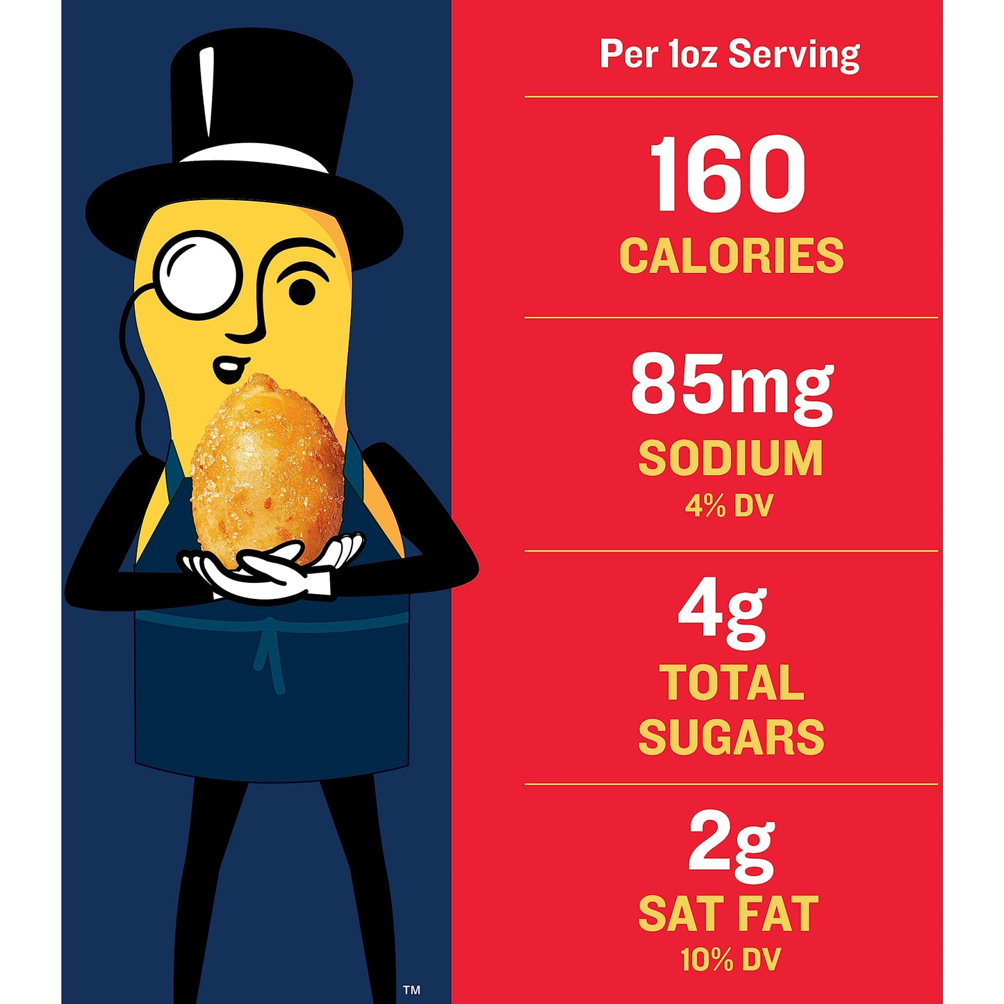 PLANTERS Honey Roasted Peanuts, Plant-Based Protein, 34.5 Oz (2 Tubs)