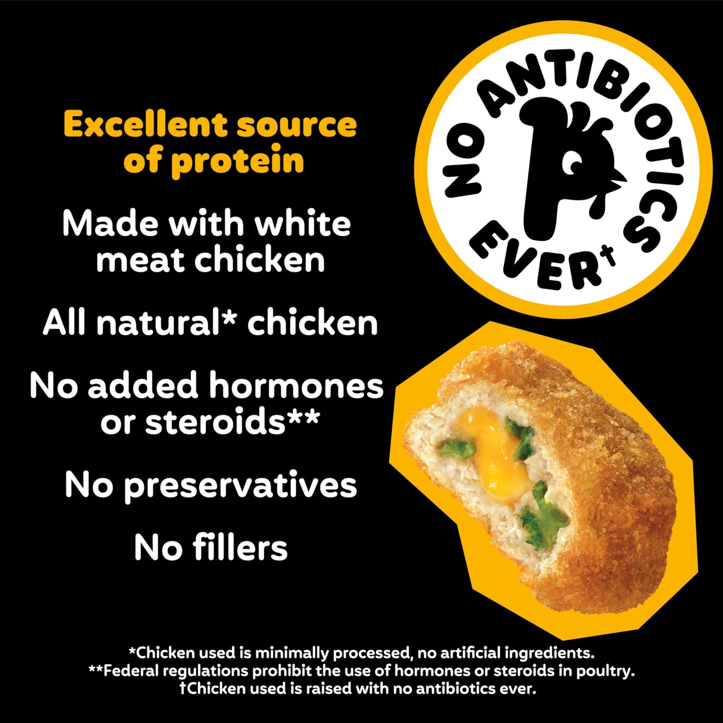 Pilgrims Cheesy Jalapeno Loaded Nuggets | Fully Cooked | 12 G Protein | Frozen |1.20 LB